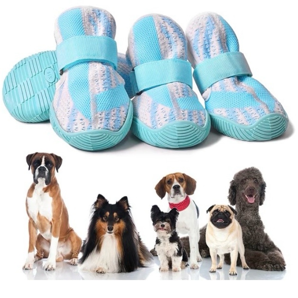 BRAND NEW Dog Shoes,Mesh Breathable  for Walking Running Hiking, SIZE 3